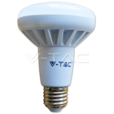 Led V-TAC 10W E27 R80 3000 K, Топло бяла светлина